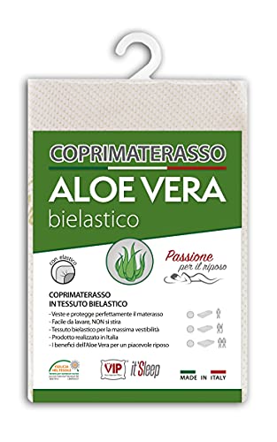 V.I.P. Coprimaterasso Aloe Vera con Elastico Agli Angoli... - Auto & Moto en promo à 23.31€
