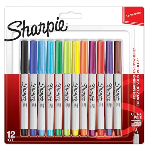 Sharpie Permanent Markers | Ultra Fine Point for Precise... - Fournitures Bureau Amazon Royaume-Uni à 8.79€