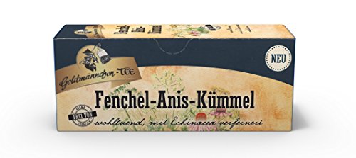 Goldmännchen-TEE Fenchel-Anis-Kümmel mit Echnacea 50 Gramm - Épicerie Amazon Allemagne à 1.59€