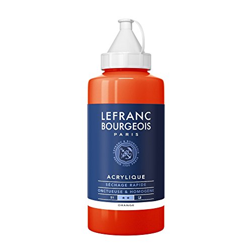 Lefranc Bourgeois Acrylique Fine Bouteille 750ml Orange en promo à 10,30€ (-51%) sur Amazon FR