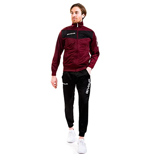 Givova, chandal visa, granada/negro, 4XS - DIY & Tools Amazon Spain à 16.99€