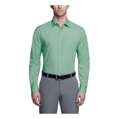 Van Heusen - Camicia da Uomo Aderente in Popeline, Tinta... - Amazon Italie à 13.08€