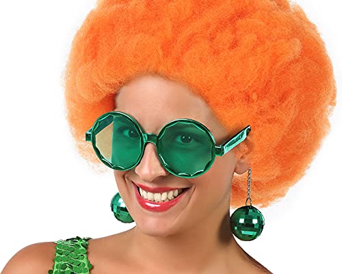 ATOSA gafas redondas con bolas carnaval verdes mujer adulto - Auto & Moto Amazon Espagne à 2.15€