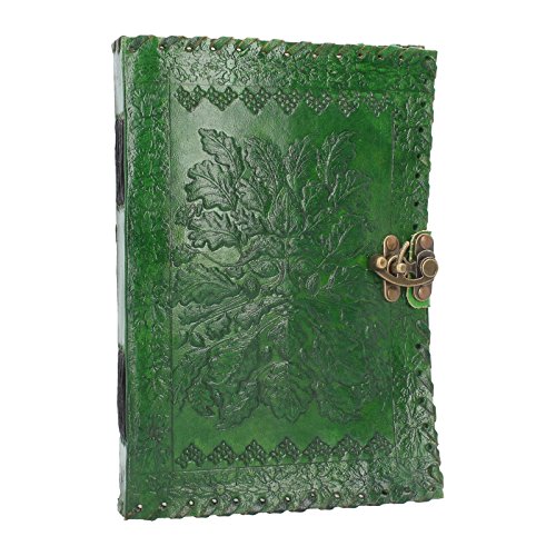 Nemesis Now Greenman Leather Journal With Lock 28cm Green - Amazon Royaume-Uni à 17.54€