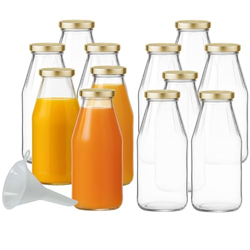 mikken - 12 bottiglie di vetro da 500 ml, con tappo a vite... - Amazon Italie à 32.94€