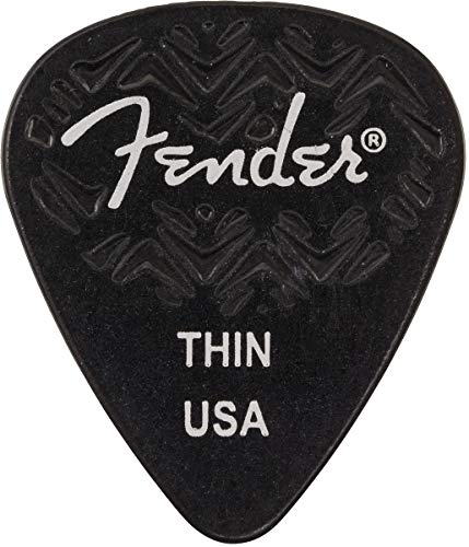Fender 351 Médiator de guitare Thin noir en promo à 5,50€ (-53%) sur Amazon FR