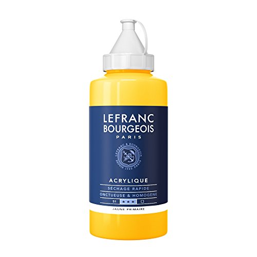Lefranc Bourgeois Acrylique Fine Bouteille 750ml Jaune... en promo à 10,30€ (-43%) sur Amazon FR