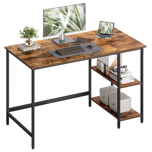 VASAGLE Computer Desk, Writing Desk with 2 Shelves on Left... - Maison & Cuisine Amazon Royaume-Uni à 38.24€