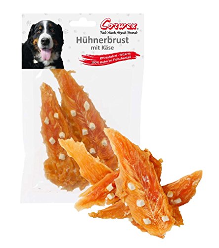 Corwex Hühnerbrust mit Käse (70g), Premium Hundesnack... - Jouets & Jeux Amazon Allemagne à 1.49€
