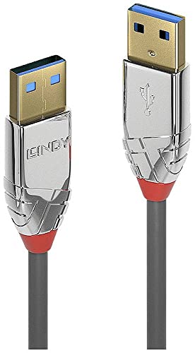 LINDY 36626 1 m USB 3.0 Type A Cable, Cromo Line, Anthracite - High-Tech & Électronique Amazon Royaume-Uni à 12.37€