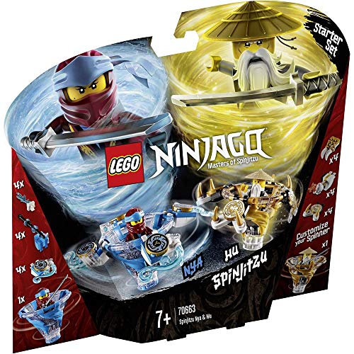 LEGO 70663 Ninjago Toupies Spinjitzu Nya & Wu - Jouets & Jeux Amazon France à 23.75€