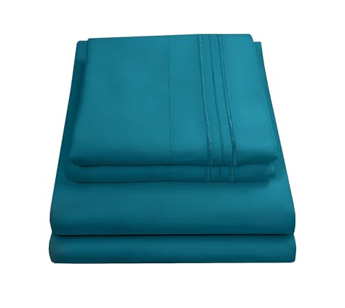 Set di lenzuola per letto king size, lussuose lenzuola... - Bon plan à 18.37€
