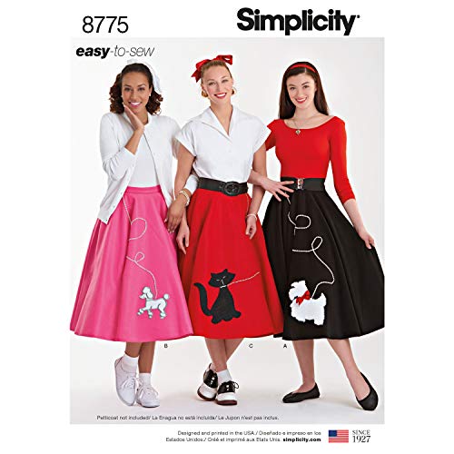 Simplicity 8775 Schnittmuster für Damen im Stil der 50er... - Amazon Germany à 17.41€