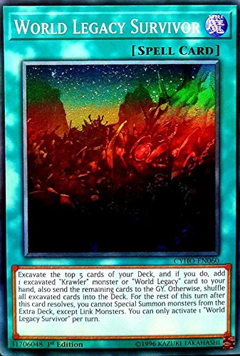 Yu-Gi-Oh! - World Legacy Survivor - CYHO-EN060 - Super Rare... - Sports & Fitness en promo à 3.97€