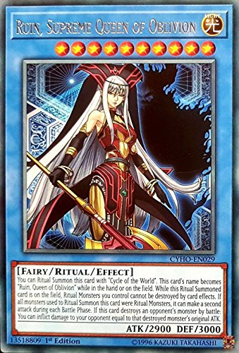 Yu-Gi-Oh! - Ruin, Supreme Queen of Oblivion - CYHO-EN029... - Sports & Fitness en promo à 2.97€