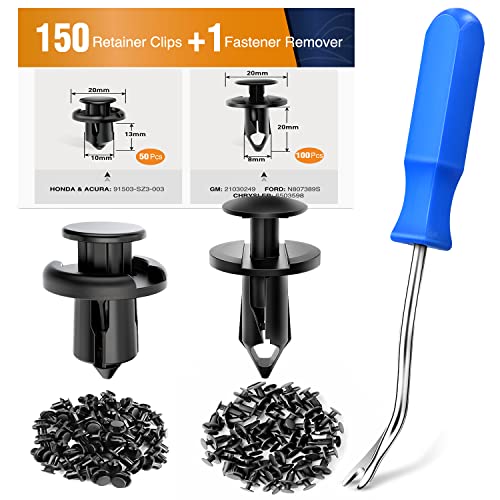 GOOACC 150 Stück Stoßstangenverschlüsse, Nietenklammern – 2... - Sports & Fitness Amazon Allemagne à 21.47€