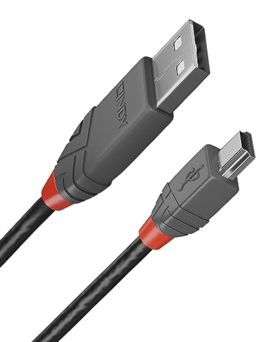 LINDY 36721 0,5m USB 2.0 Typ A an Mini-B Kabel, Anthra Line... - High-Tech & Électronique en promo à 3.29€