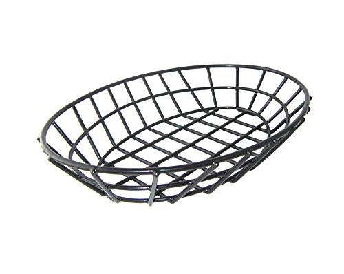 12" x 8.5" Black Oval Grid Basket, Clipper Mill by GET... - Maison & Cuisine Amazon Royaume-Uni à 10.12€