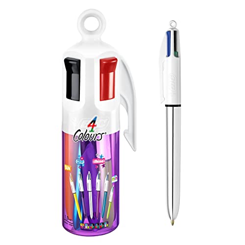 BIC 4 Couleurs - Stylo-Billes Rétractables - Pointe Moyenne... - Maison & Cuisine Amazon France à 14.98€