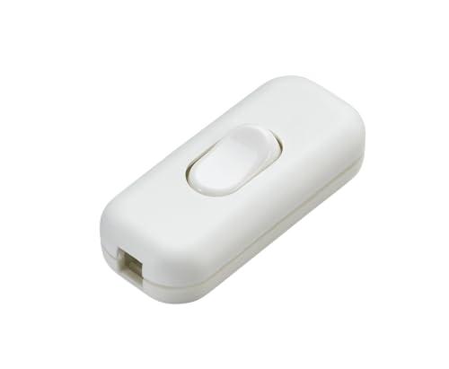Knightsbridge 6A DP Inline Cord Switch, White ST6AWH en promo sur Amazon