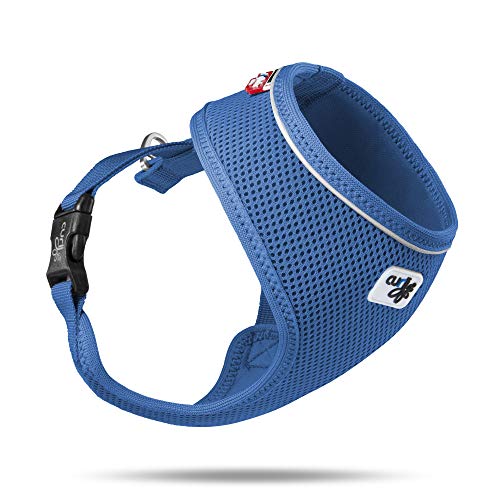 Curli Harnais Basic en maille Air-Mesh - Bleu - Animalerie en promo à 22.96€