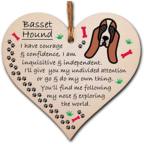Handmade Wooden Hanging Heart Plaque Gift Perfect for Dog... - Animalerie Amazon Royaume-Uni à 2.00€