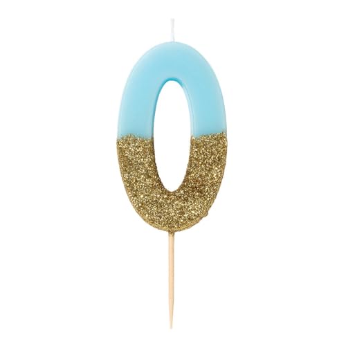 Talking Tables We Heart Birthdays Glitter Number Candle 0... - Maison & Cuisine Amazon Italie à 3.00€