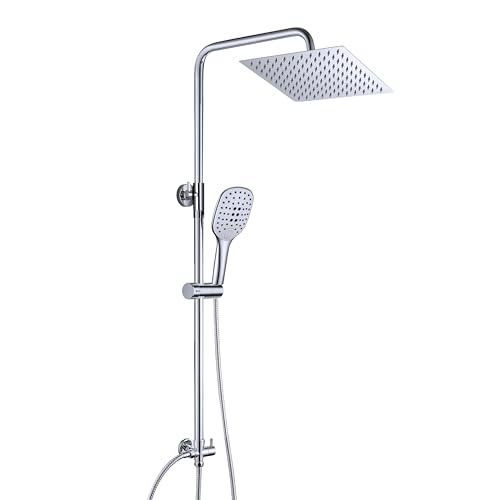 JOHO Colonne de douche Design Carré Colonne Douche sans... - Maison & Cuisine Amazon France à 50.83€