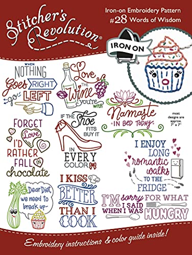 Stitcher 's Revolution Iron auf Transfer wordswisdom - Loisirs Créatifs Amazon Allemagne à 12.28€