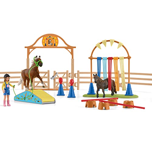 SCHLEICH 42481 Farm World Pony Agility Training - Sports & Fitness en promo à 40.91€