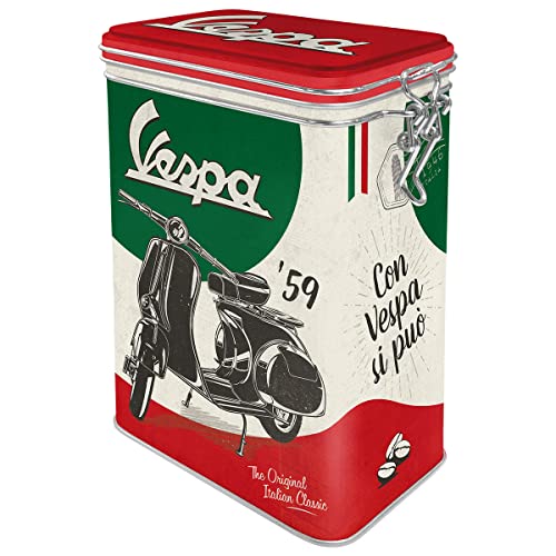 Nostalgic-Art Boîte à café rétro, Vespa – Italian Classic –... - Auto & Moto Amazon France à 13.00€