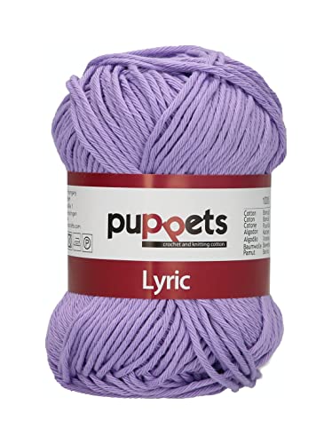 Puppets Lyric Stärke 8 4572008-00108 flieder Häkelgarn, 100... - Maison & Cuisine Amazon Allemagne à 2.93€