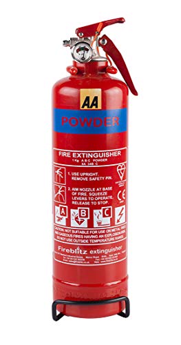AA 1kg Fire Extinguisher AA6653 – Uses ABC Powder Small... - Maison & Cuisine Amazon Royaume-Uni à 16.45€