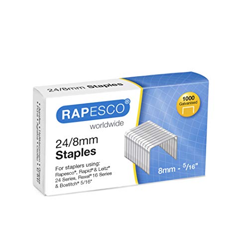 Rapesco 1456 Typ 24/8 mm (No.16) Verzinkte Heftklammern... - Fournitures Bureau Amazon Allemagne à 1.52€