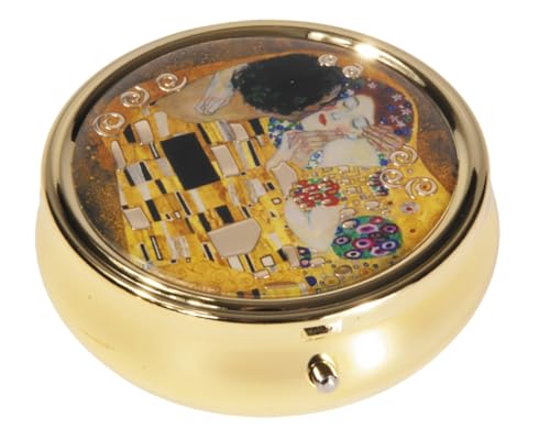 Fridolin Gustav Klimt PORTAPILLOLE Rotondo in Metallo... - Amazon Italy à 6.38€