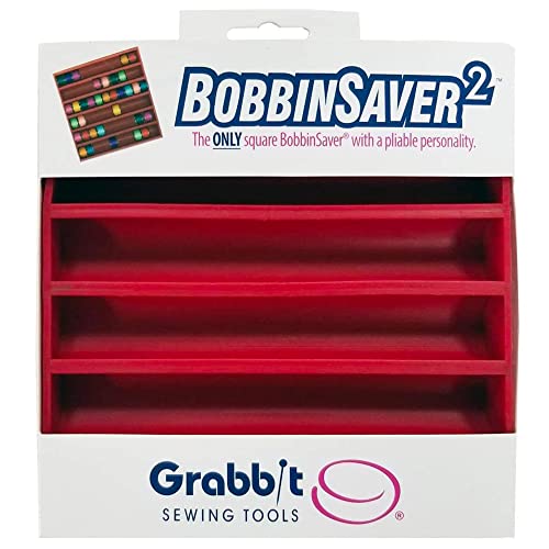Euro-NOTIONS Saver 2 Square, Red, Holds Up to 66 Bobbins... - Fournitures Bureau Amazon Royaume-Uni à 5.74€