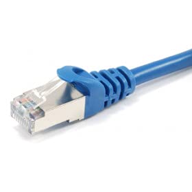 Equip Patchkabel RJ45 Cat6A S/FTP (S-STP) PIMF 0,5 m Blau - Pet Supplies Amazon Germany à 4.44€