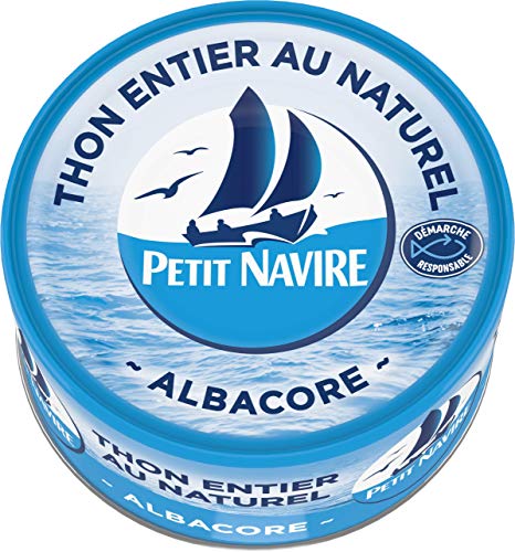 Petit Navire Thon Naturel 1/6 Démarche Responsable 93 g - Épicerie Amazon France à 1.99€