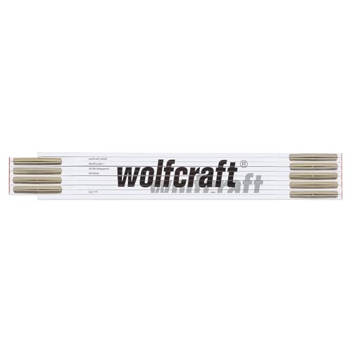 wolfcraft 5227000 - Mètre Pliant en Hêtre - Longueur 2 m - DIY & Tools Amazon France à 5.79€