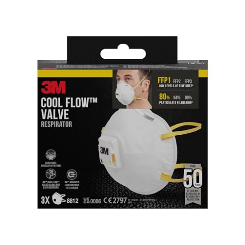 3M 8812C3 Masque de ponçage en promo à 7,26€ (-52%) sur Amazon FR
