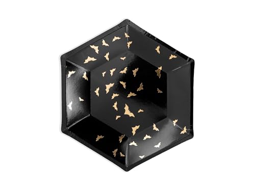 Pappteller 20cm mit Fledermäusen 6er Set - Sechseckige... - Jouets & Jeux Amazon Allemagne à 1.36€