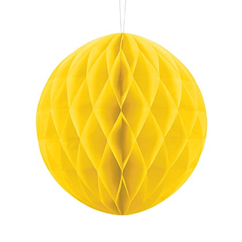 Sfera in carta a nido d'ape giallo 20cm - Auto & Moto Amazon Italie à 1.77€