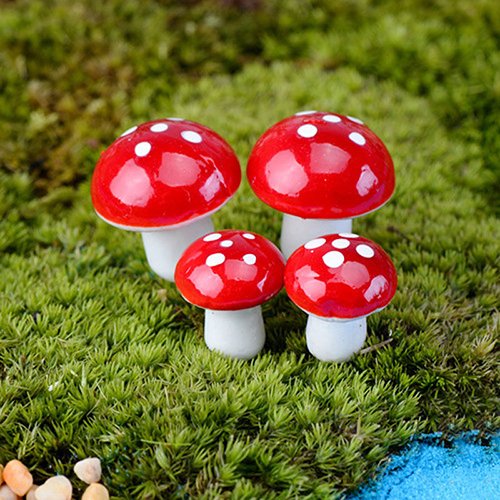 SpirWoRchlan 20 Pcs Miniature Mushroom Craft Garden Pot... - Jardin & Extérieur Amazon Royaume-Uni à 0.99€