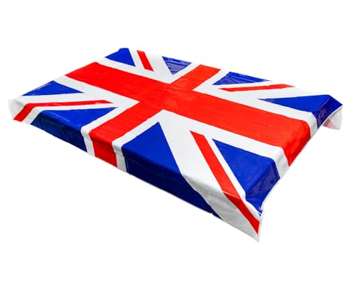 SHATCHI 137cm x 180cm Union Jack Plastic Deluxe Tablecover... - Maison & Cuisine en promo à 1.50€