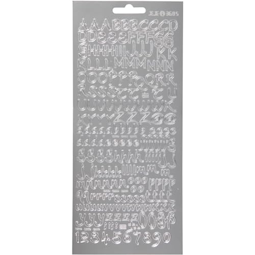 Creativ Aufkleber, Silber, Einheitsgröße - Home & Kitchen Amazon Germany à 1.89€