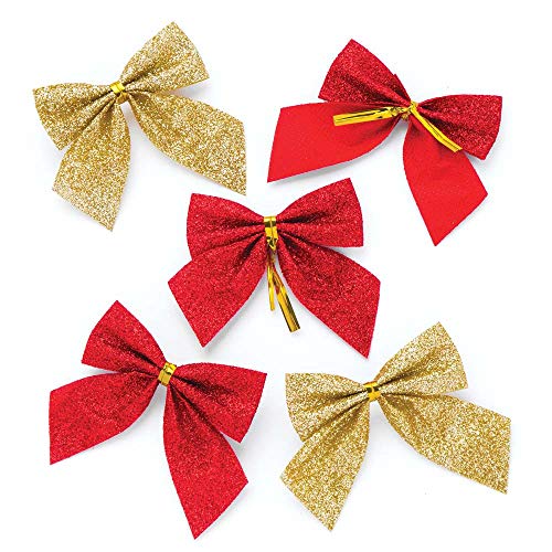 Baker Ross Nœuds rouge et or à paillettes (lot de 24)... - Jouets & Jeux Amazon France à 4.34€