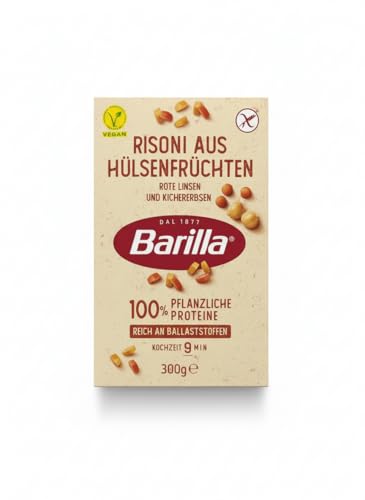 Barilla Risoni aus Hülsenfrüchten - Rote Linsen und... - Épicerie Amazon Allemagne à 3.79€