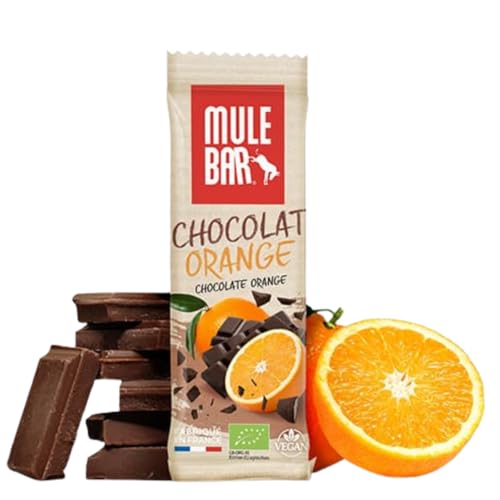 Mulebar - Energieriegel - Schokolade - 40 g - Orange - Bio... - Épicerie Amazon Allemagne à 2.60€