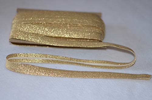Biais lurex doré, biais or lamé belle qualité - (au mètre) - Maison & Cuisine Amazon France à 1.90€