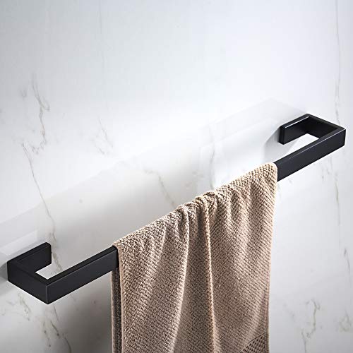 JunSun Matte Black Bath Towel Bar 24 Inch Bathroom Towel... - Home & Kitchen Amazon UK à 14.18€
